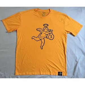 T Shirt Hasta Muerte Hustle Daily Short Sleeve Angel  Orange 2XL